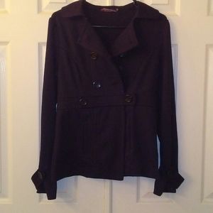 Nwot black trench style jacket